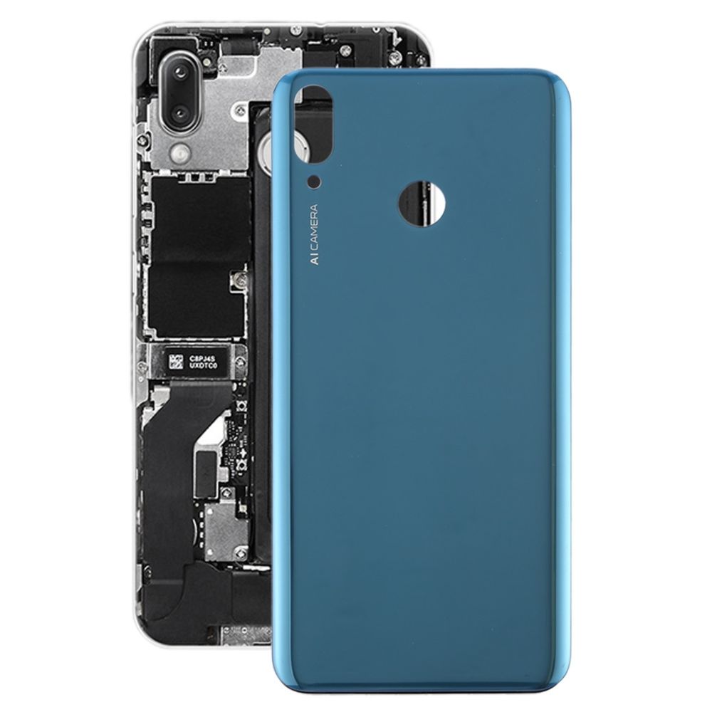 Wewoo - Coque Arrière de Batterie pour Huawei Y9 2019 Bleu - Autres accessoires smartphone