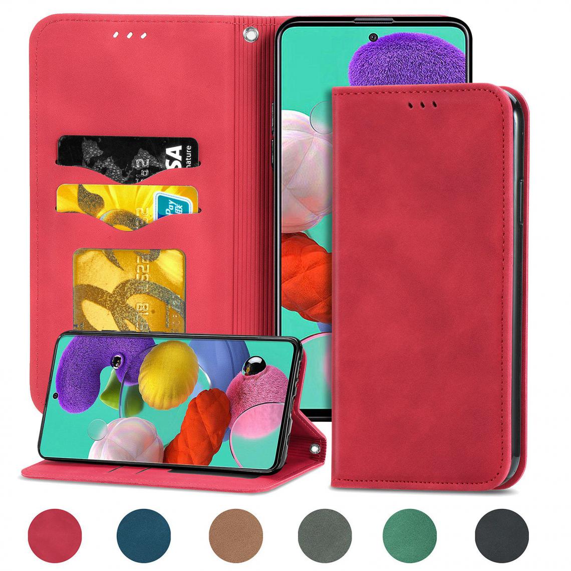 OtterBox - Samsung Galaxy Note 20 Ultra Housse Etui Coque de protection type portefeuille (support carte de credit) [Rouge] - Coque, étui smartphone