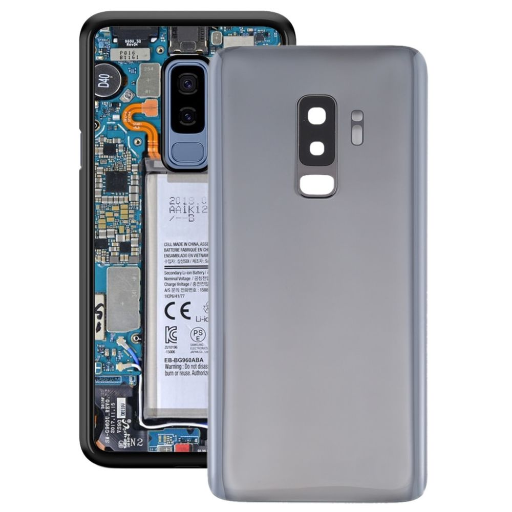 Wewoo - Coque de protection de batterie avec objectif photo pour Galaxy S9 + Gris - Coque, étui smartphone