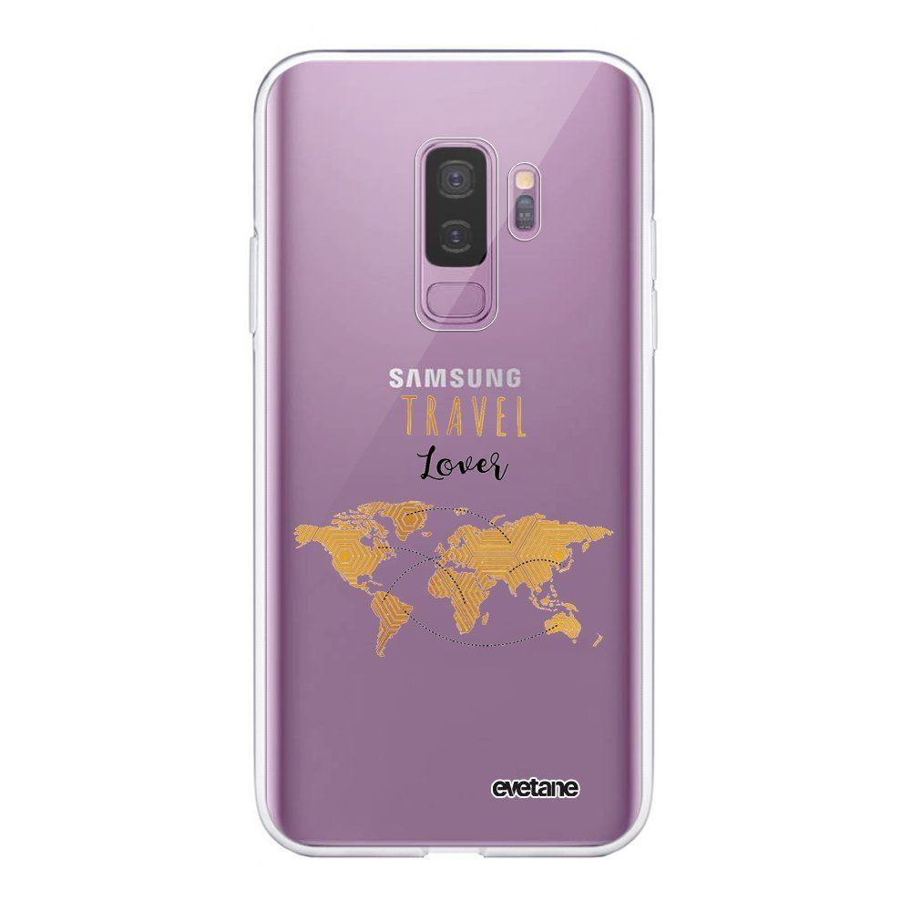 Evetane - Coque Samsung Galaxy S9 Plus 360 intégrale transparente Travel Lover Ecriture Tendance Design Evetane. - Coque, étui smartphone