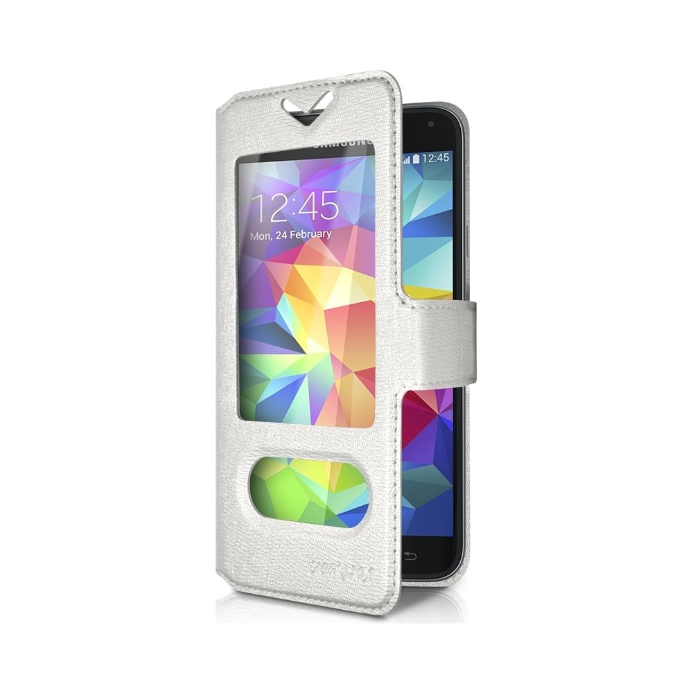 Karylax - Housse Coque Etui S-view Universel XL Couleur Blanc pour Galaxy Note 3 Lite - Autres accessoires smartphone