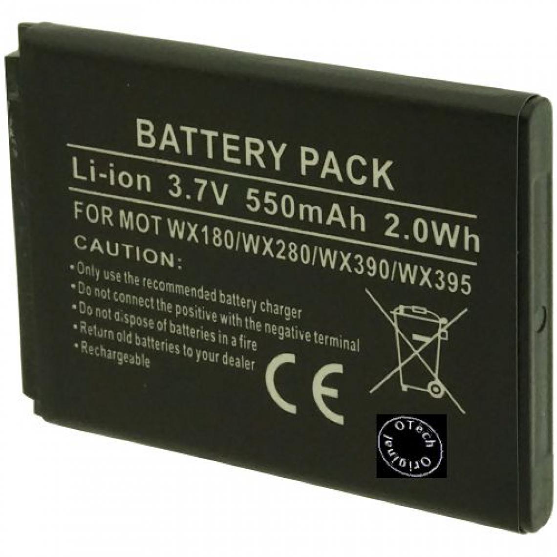 Otech - Batterie compatible pour MOTOROLA WX395 - Batterie téléphone