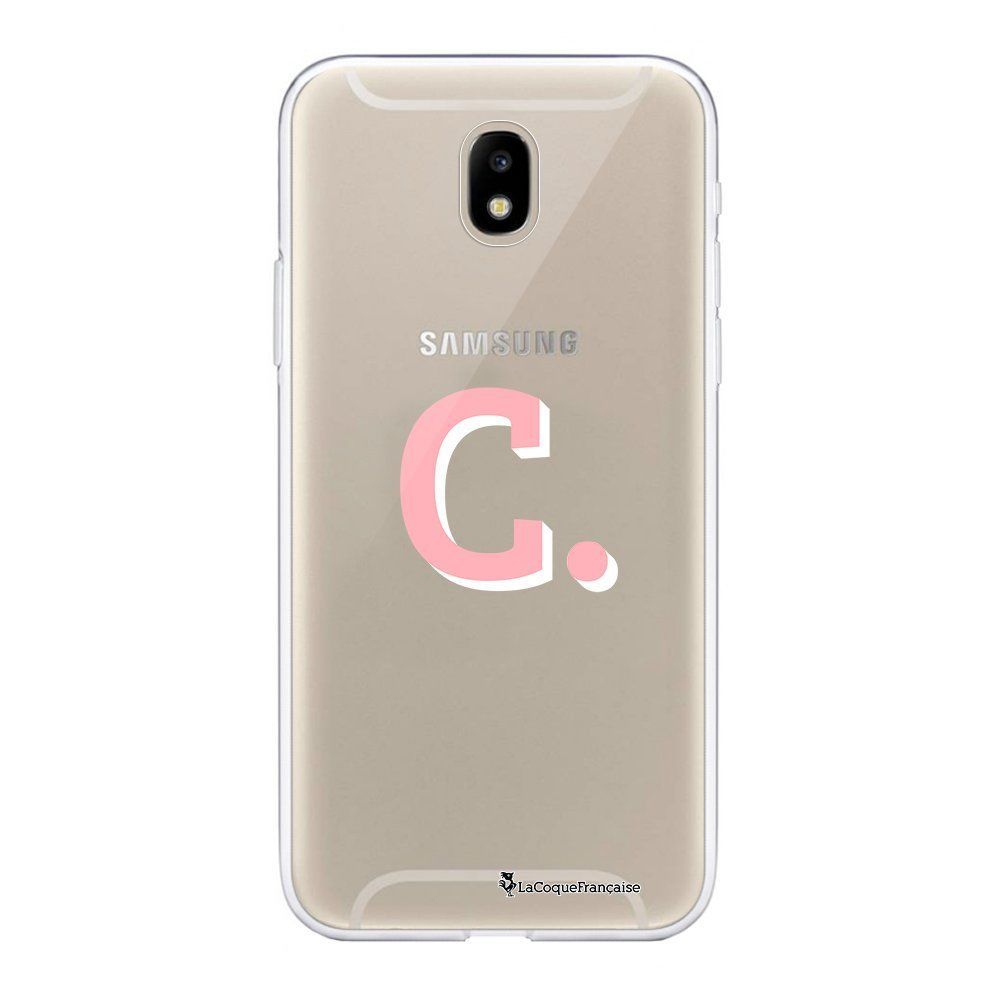 La Coque Francaise - Coque Samsung Galaxy J5 2017 souple transparente Initiale C Motif Ecriture Tendance La Coque Francaise. - Coque, étui smartphone