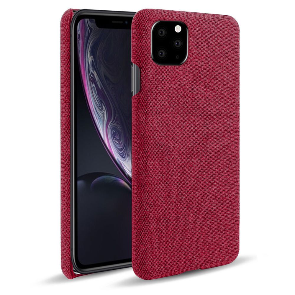 marque generique - Coque de protection en tissu antichoc simple pour Apple iPhone X/XS Rouge - Autres accessoires smartphone