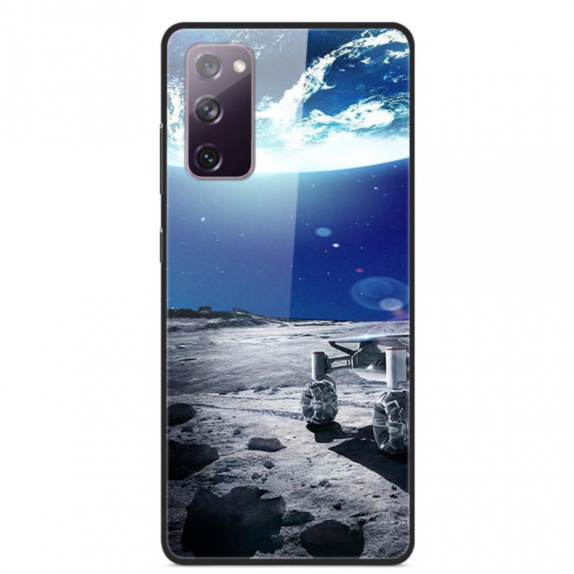 Other - Coque en TPU impression de motifs en verre hybride lune pour votre Samsung Galaxy S20 FE/S20 FE 5G - Coque, étui smartphone