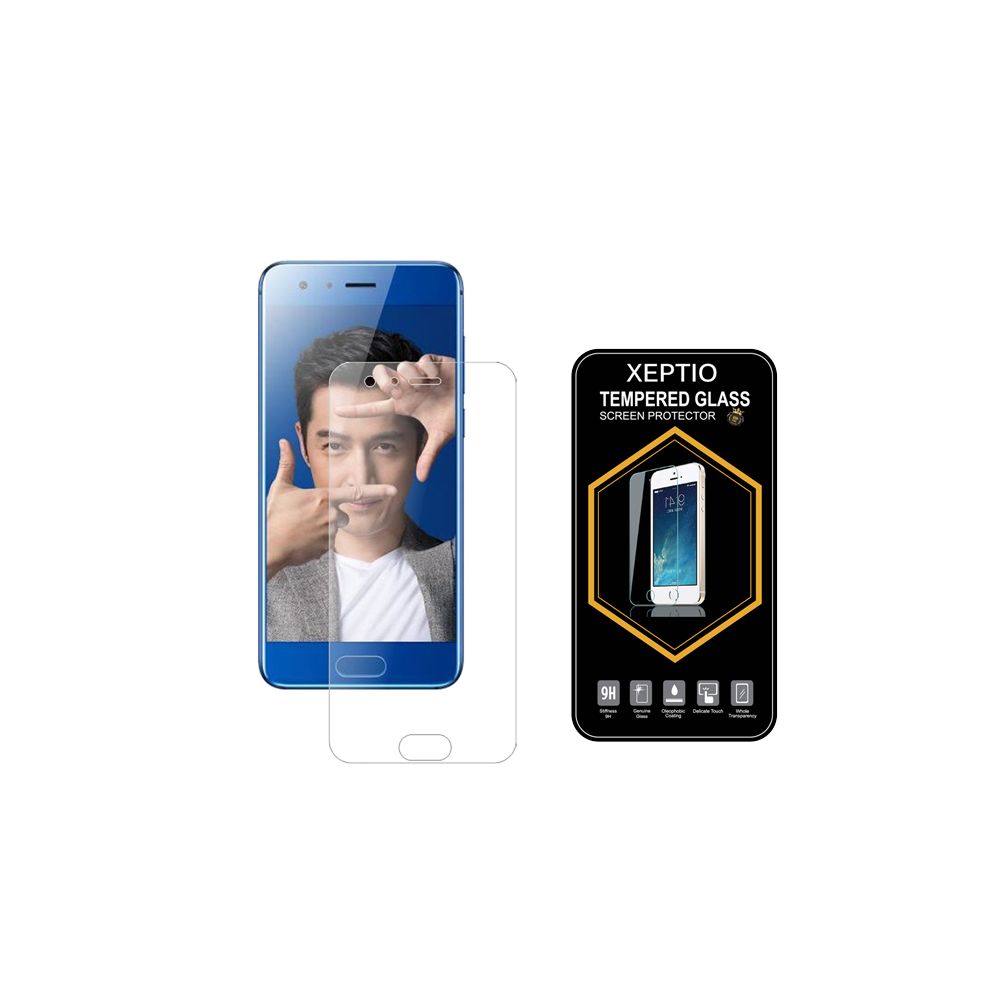 Xeptio - Huawei Honor 9 4G : Protection d'écran en verre trempé - Tempered glass Screen protector 9H premium / Films vitre Protecteur d'écran verre trempé Huawei Honor 9 smartphone 2017 / 2018 - Version intégrale avec accessoires - XEPTIO - Protection écran smartphone