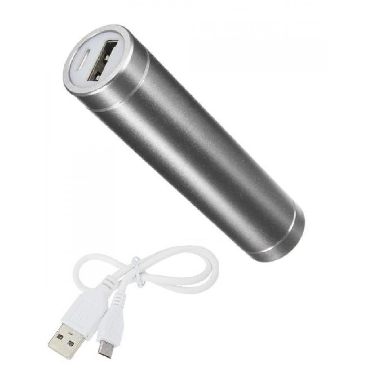 Shot - Batterie Chargeur Externe pour "SAMSUNG Galaxy A21" Power Bank 2600mAh avec Cable USB/Mirco USB Secours Telephone (ARGENT) - Chargeur secteur téléphone