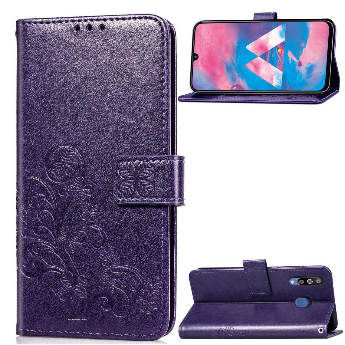 OtterBox - Samsung Galaxy M30 Housse Etui Coque de protection type portefeuille (lys) [Violet] - Coque, étui smartphone