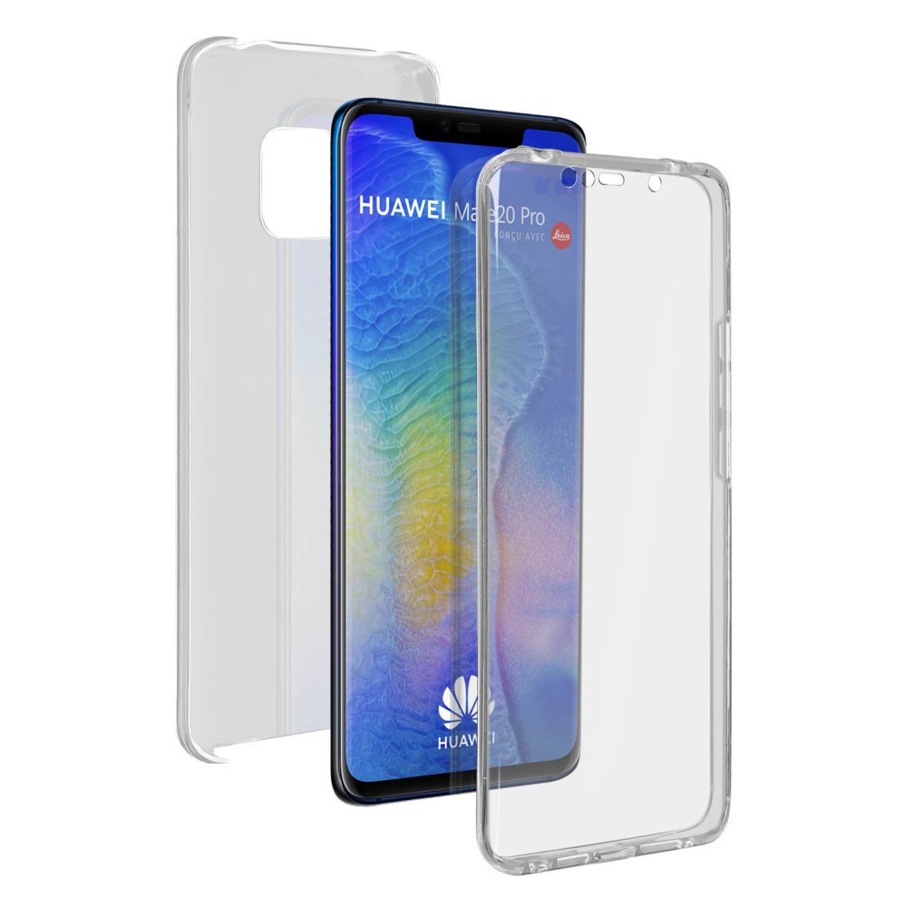 Avizar - Coque Huawei Mate 20 Pro Protection 360° Silicone + Polycarbonate transparent - Coque, étui smartphone