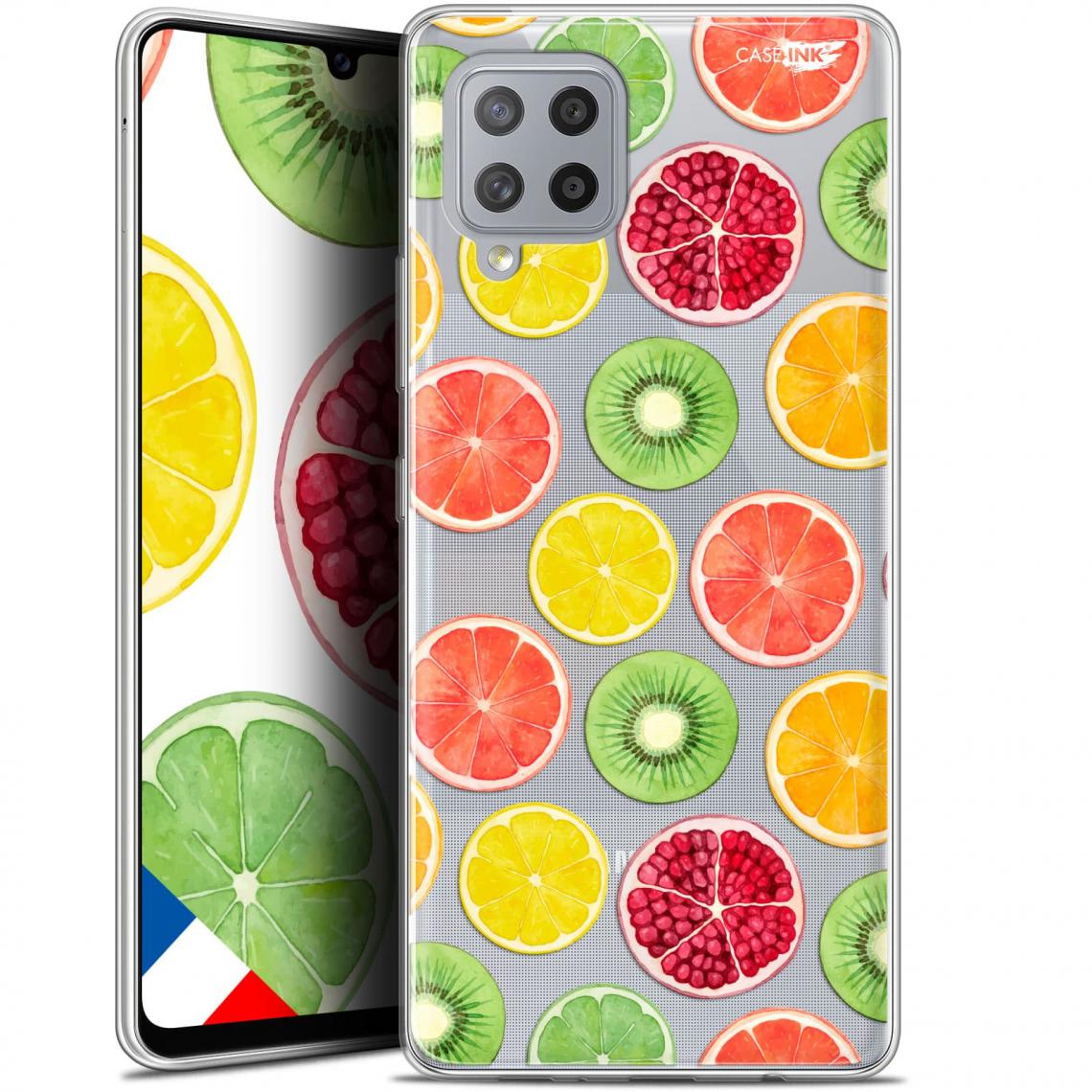 Caseink - Coque arrière Samsung Galaxy A42 5G (6.6 ) Gel HD [ Nouvelle Collection - Souple - Antichoc - Imprimé en France] Fruity Fresh - Coque, étui smartphone
