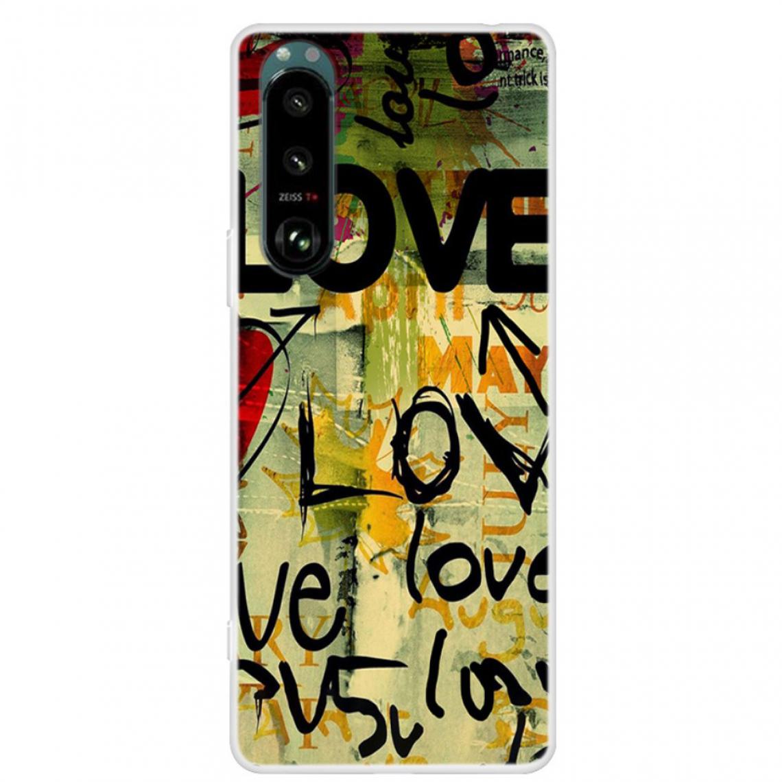 Other - Coque en TPU Impression de motifs l'amour pour votre Sony Xperia 5 III - Coque, étui smartphone