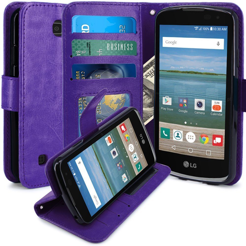 marque generique - LG K4 Housse Coque Etui de luxe Portefeuille Porte Carte Et Billet (avec support integré) - Autres accessoires smartphone