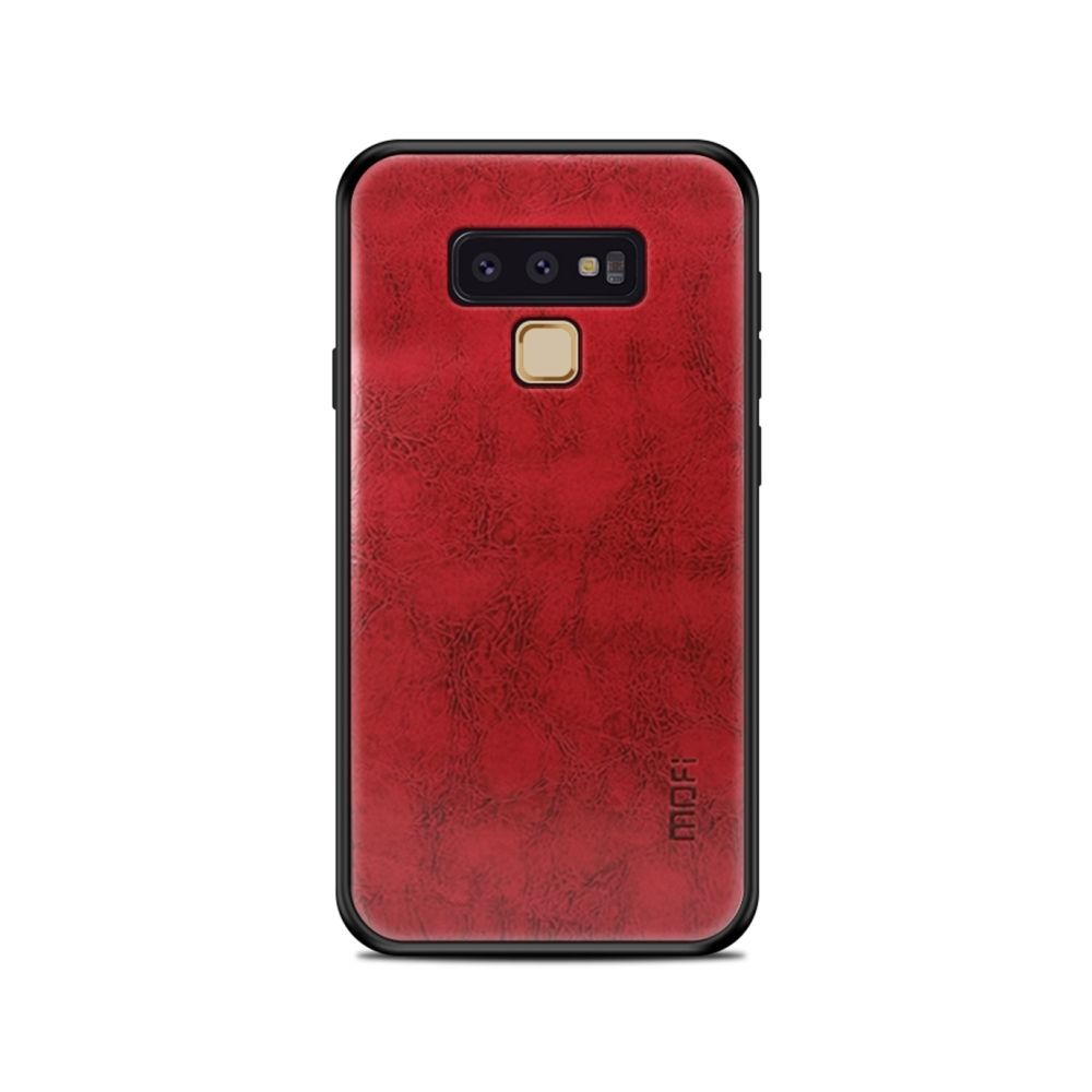 Wewoo - Coque Etui antichoc TPU + PC + cuir pour Galaxy Note 9 rouge - Coque, étui smartphone