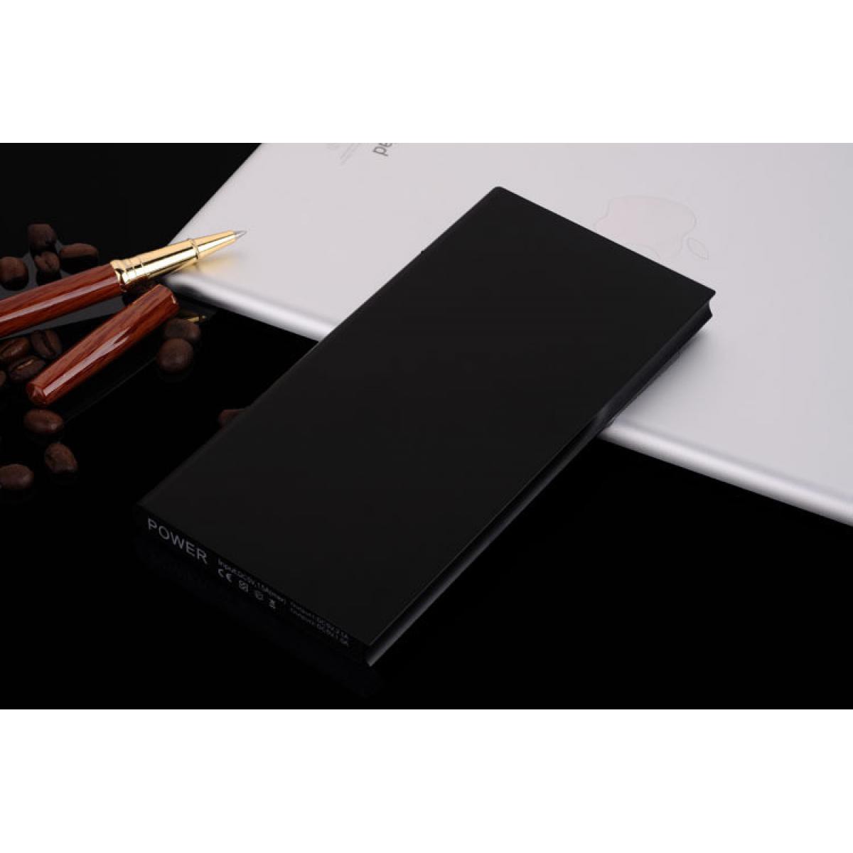 Shot - Batterie Externe Plate pour XIAOMI Mi 9T Smartphone Tablette Chargeur Power Bank 6000mAh 2 Port USB (NOIR) - Chargeur secteur téléphone