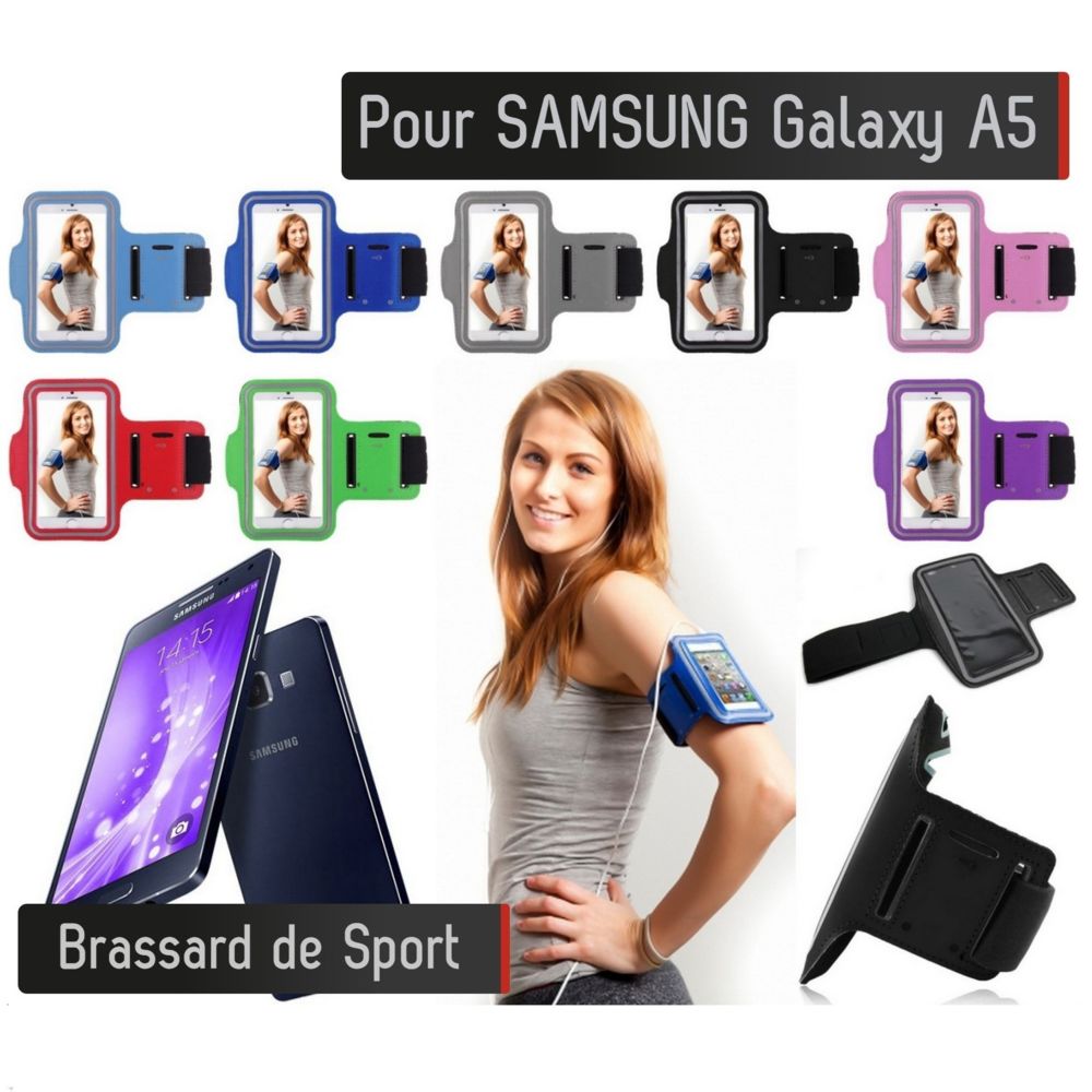 Shot - Brassard Sport Samsung Galaxy A5 Housse Etui coque (VERT) - Coque, étui smartphone