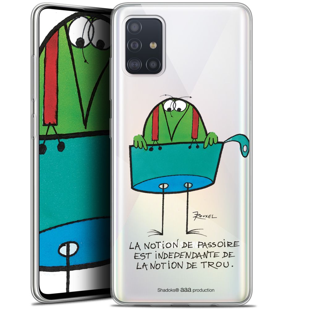 Caseink - Coque Pour Samsung Galaxy A51 (A515) (6.5 ) [Gel HD Collection Les Shadoks ? Design La Passoire - Souple - Ultra Fin - Imprimé en France] - Coque, étui smartphone