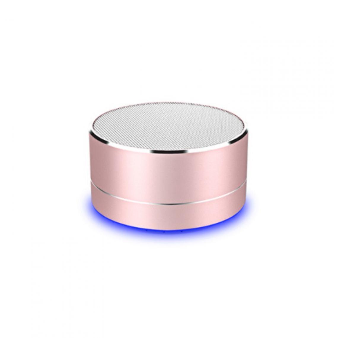 Shot - Enceinte Metal Bluetooth pour OPPO A5 Smartphone Port USB Carte TF Auxiliaire Haut-Parleur Micro Mini (ROSE) - Autres accessoires smartphone