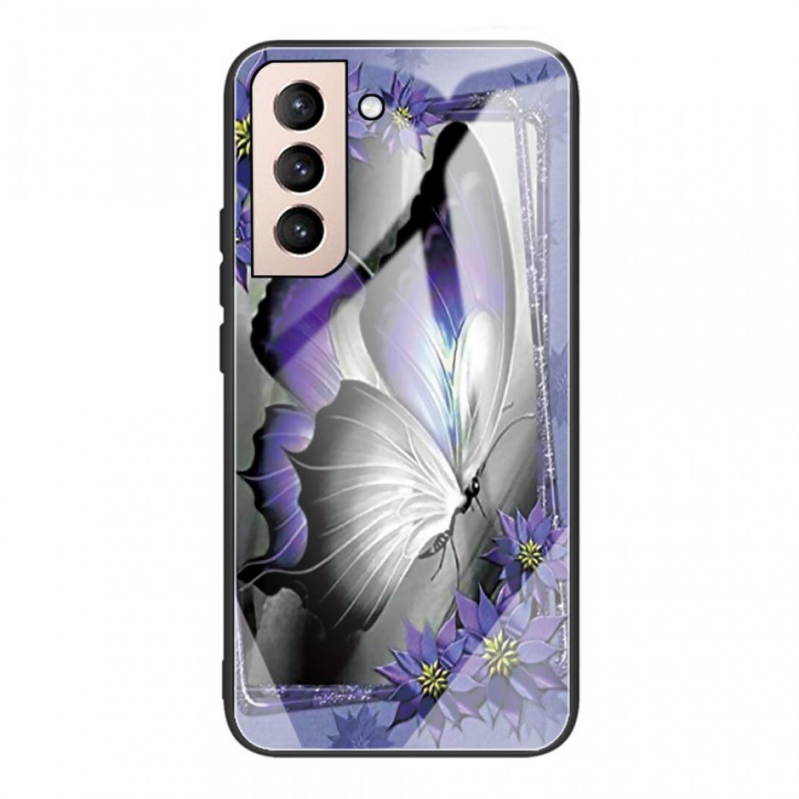 Other - Coque en TPU Impression de motifs papillon violet pour votre Samsung Galaxy S21 FE - Coque, étui smartphone