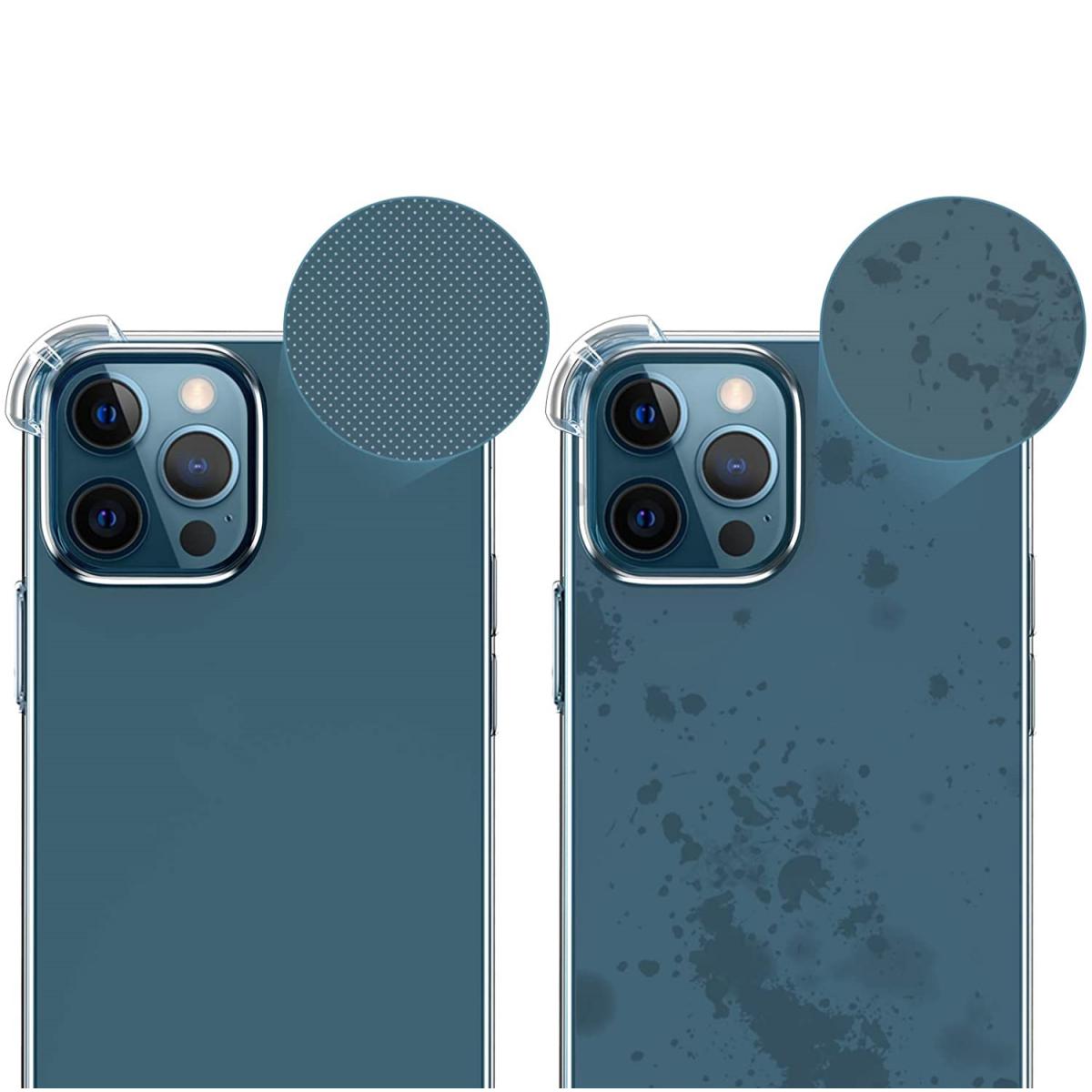 Cabling - CABLING®Coque idéale pour iPhone 12 pro max 6.7 transparent TPU Silicone modèle 2020, housse antichoc avec coins renforcés.Etui fin souple et résistant. - Protection écran smartphone