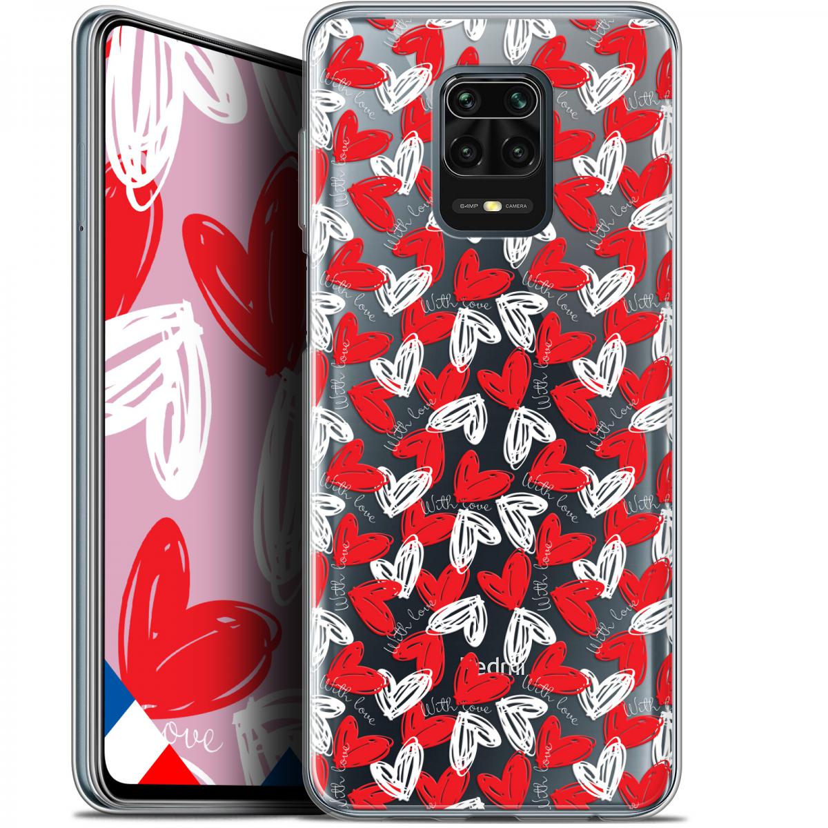Caseink - Coque Pour Xiaomi Redmi Note 9 PRO (6.67 ) [Gel HD Collection Love Saint Valentin Design With Love - Souple - Ultra Fin - Imprimé en France] - Coque, étui smartphone