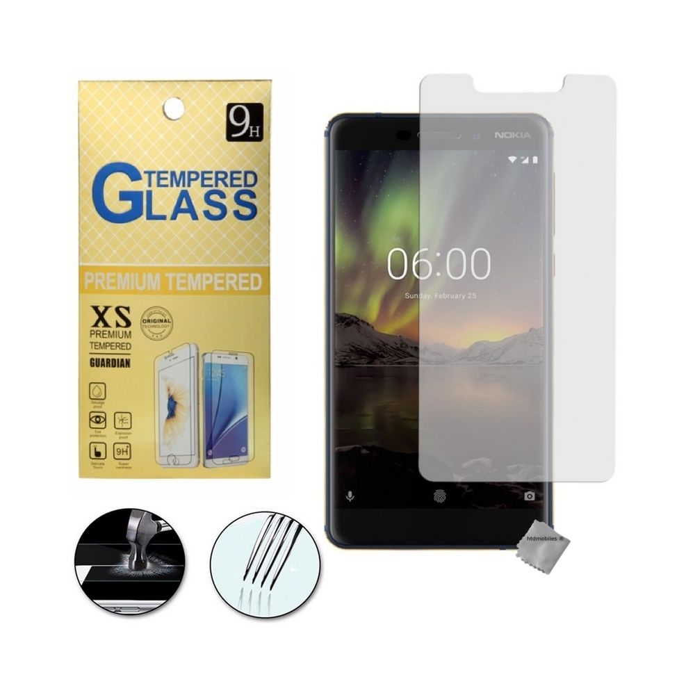 Htdmobiles - Film de protection vitre verre trempe transparent pour Nokia 6.1 (2018) - Protection écran smartphone