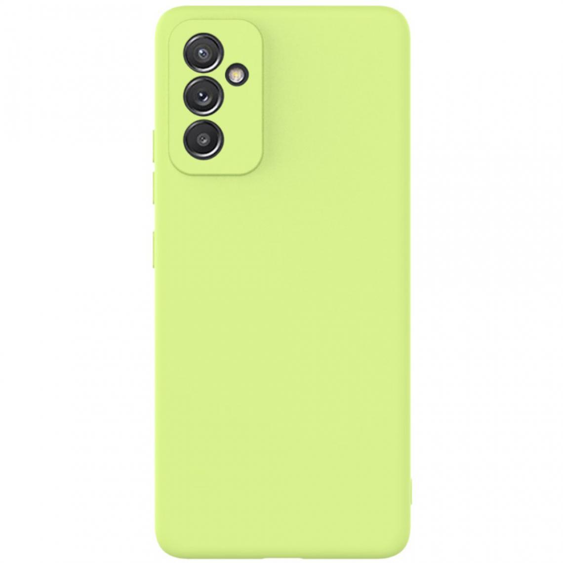 Imak - Coque en TPU Sensation de peau multicolore souple vert pour votre Samsung Galaxy A82 5G/Quantum 2 - Coque, étui smartphone