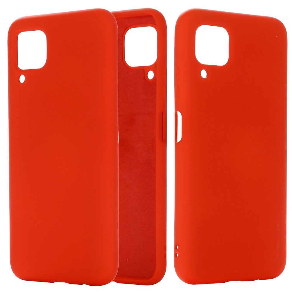 Generic - Coque en silicone liquide antichoc rouge pour votre Huawei P40 lite/Nova 7i/Nova 6 SE - Coque, étui smartphone