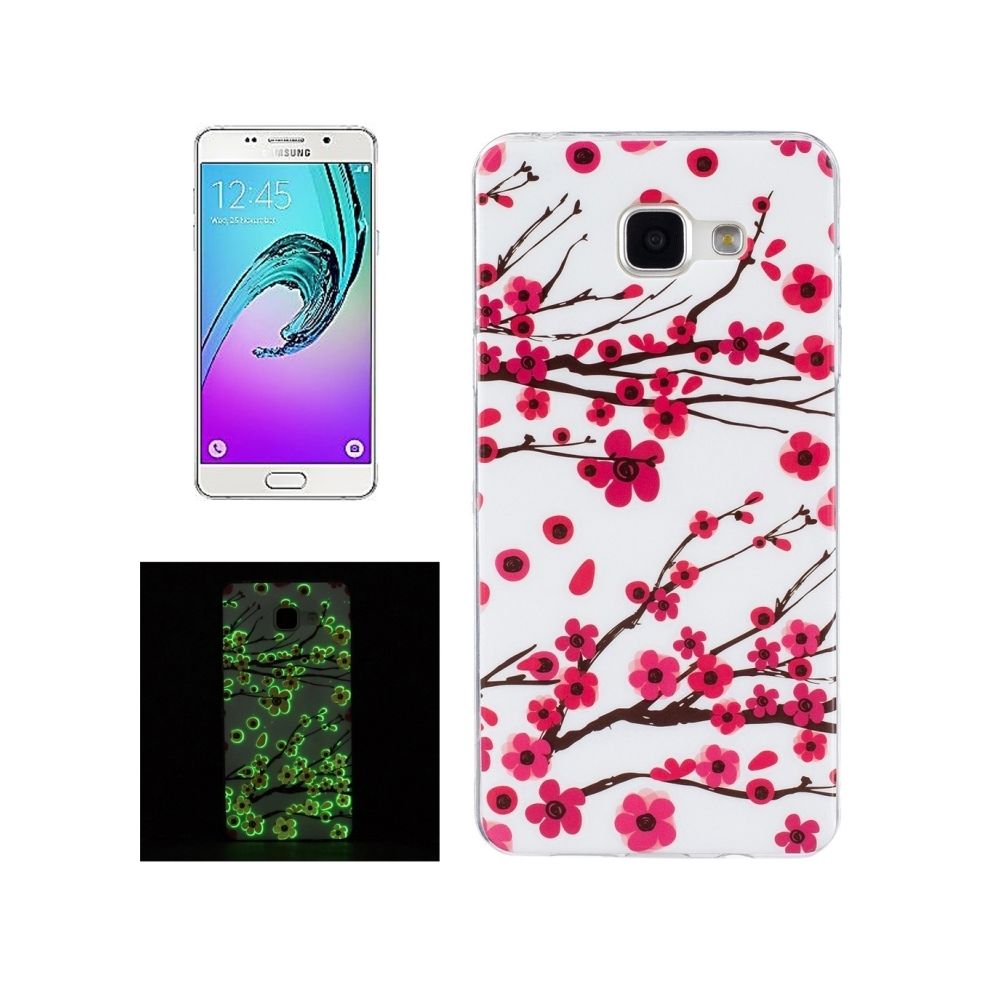 Wewoo - Coque pour Samsung Galaxy A5 2016 / A510 Noctilucent Prune Modèle IMD Fabrication Mince TPU Retour Housse - Coque, étui smartphone