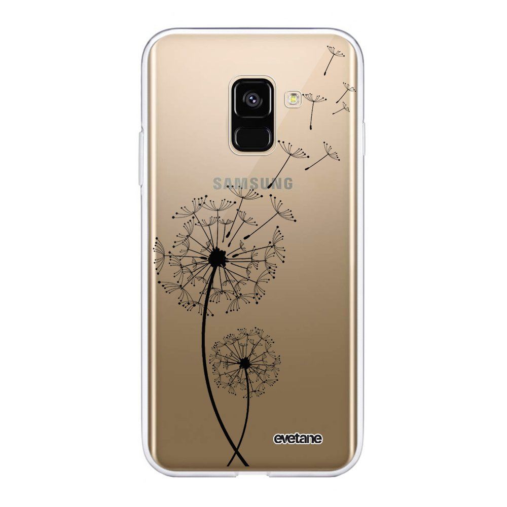 Evetane - Coque Samsung Galaxy A8 2018 souple Pissenlit Motif Ecriture Tendance Evetane. - Coque, étui smartphone