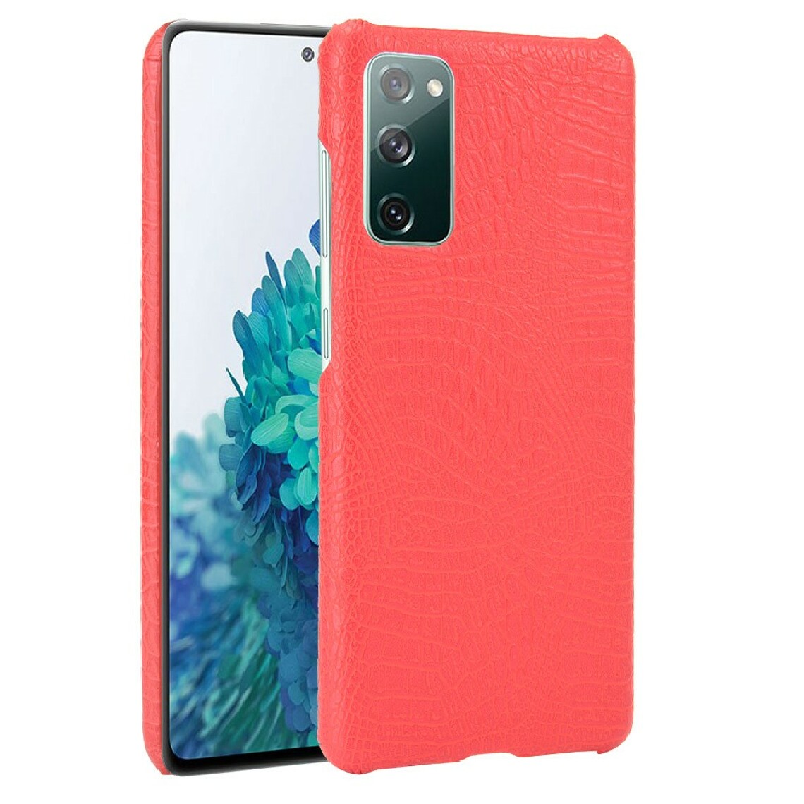 Other - Coque en TPU + PU texture de crocodile rouge pour votre Samsung Galaxy S20 FE/S20 FE 5G - Coque, étui smartphone