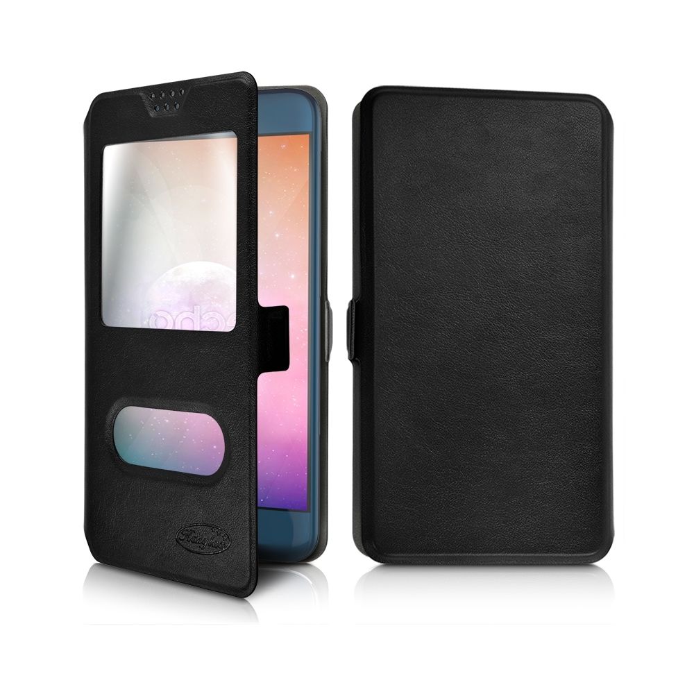 Karylax - Etui double S-View Universel S (Ref.Noir) pour Orange Rise 33 - Autres accessoires smartphone