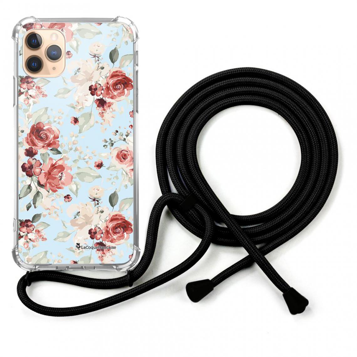 La Coque Francaise - Coque iPhone 11 Pro coque avec cordon transparente Roses Rouges - Coque, étui smartphone
