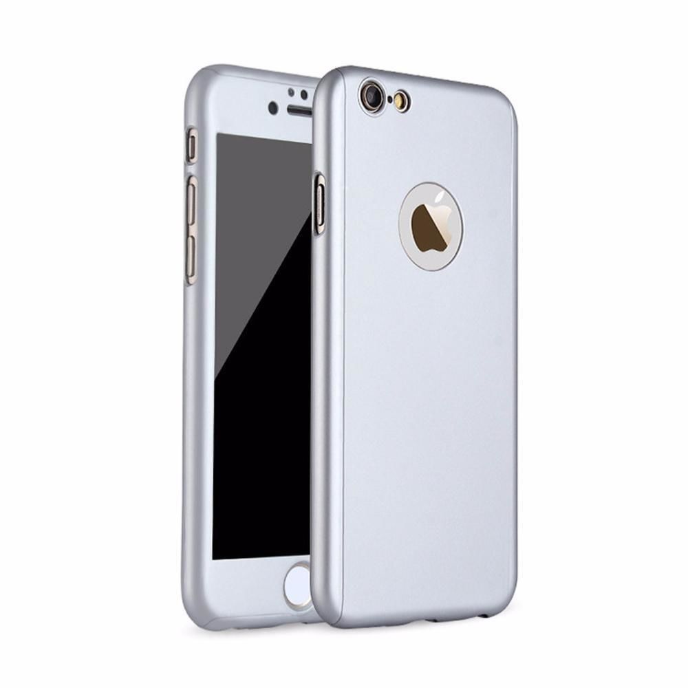 Inexstart - Coque de Protection Argent Avant et Arrière avec Verre pour Apple iPhone 7 - Autres accessoires smartphone
