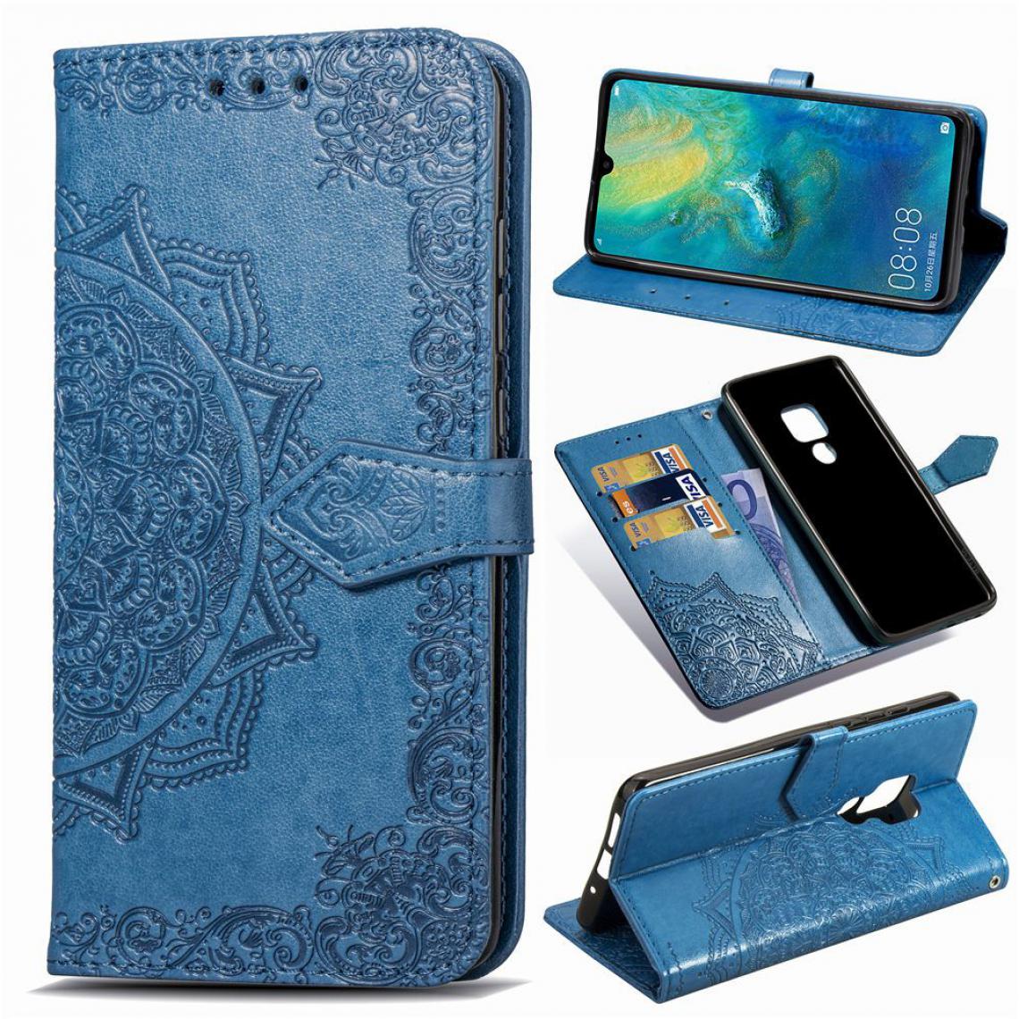 OtterBox - Huawei Mate 20 Housse Etui Coque de protection type portefeuille [Bleu] - Coque, étui smartphone