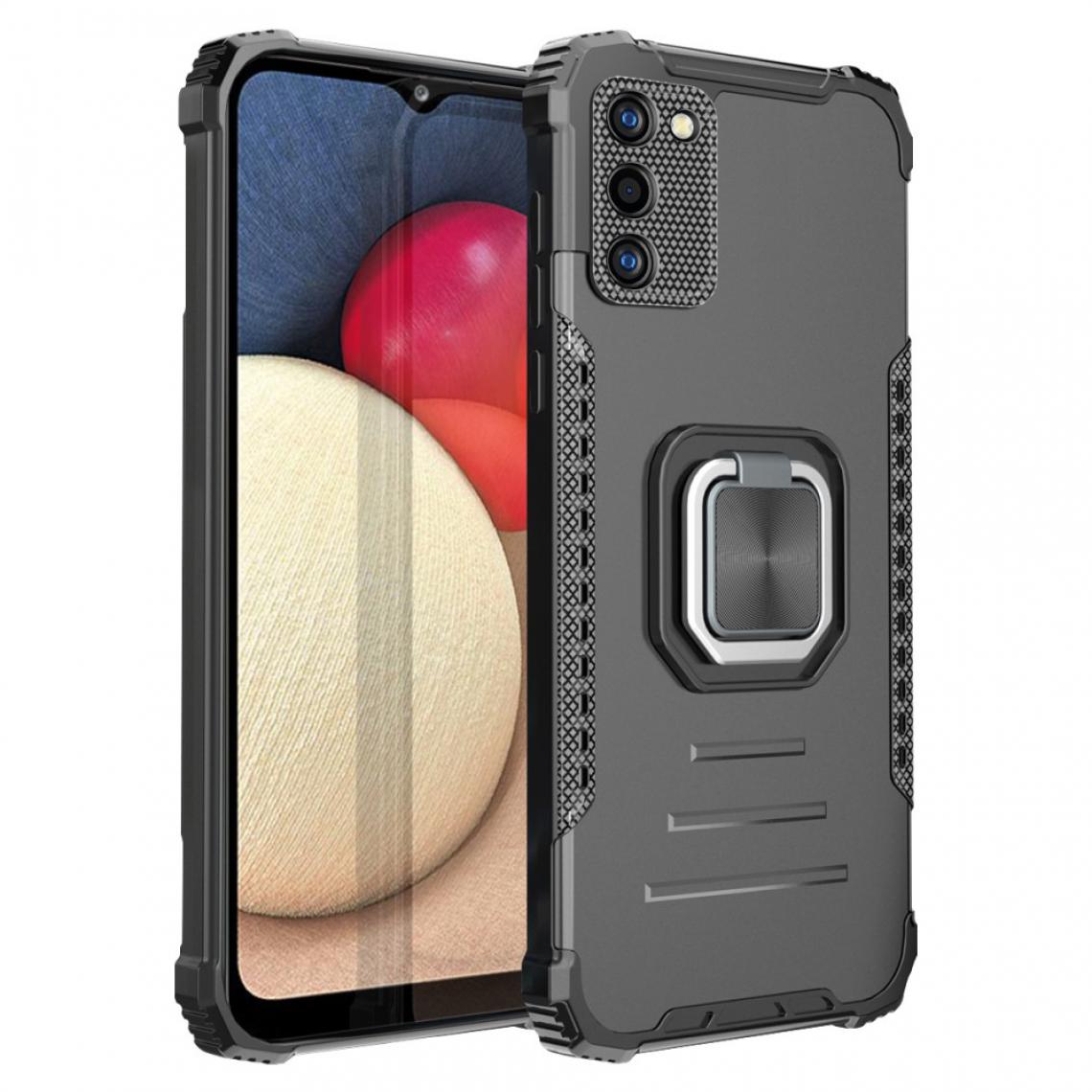 Other - Coque en TPU Combo hybride antichoc 2 en 1 (164,2 x 75,9 x 9,1 mm) avec béquille noir pour votre Samsung Galaxy A02s - Coque, étui smartphone