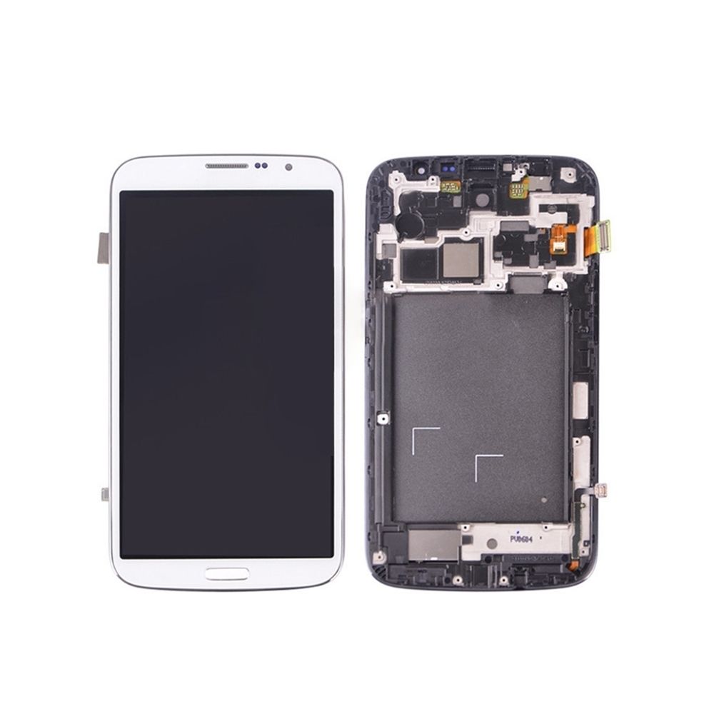Wewoo - Pour Samsung Galaxy Mega 6.3 blanc / i9200 / i9205 pièce détachée LCD Affichage + Écran Tactile Digitizer Assemblée avec Cadre de Remplacement - Autres accessoires smartphone