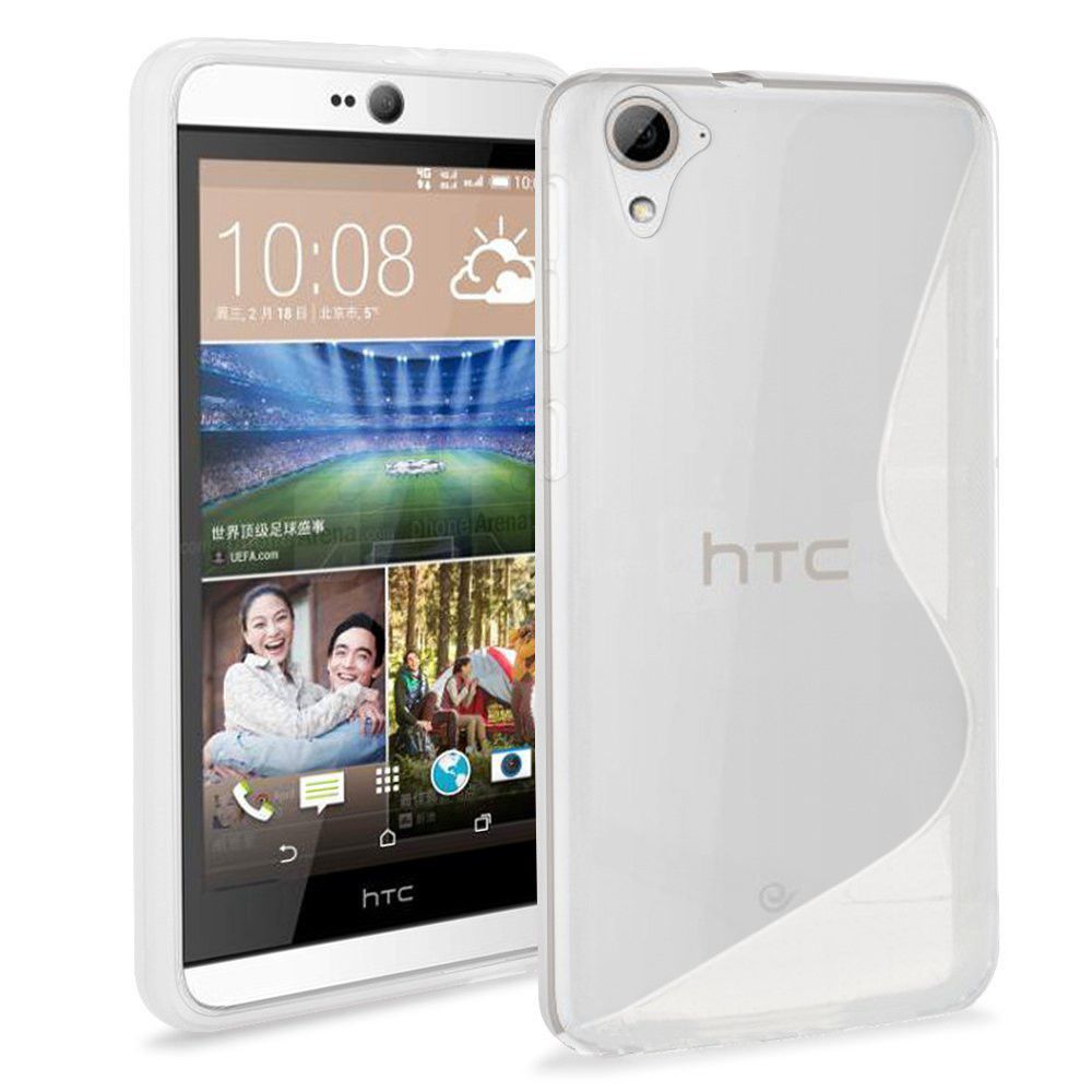 marque generique - HTC Desire 826 Housse Etui Housse Coque de protection Silicone TPU Gel S-line Transparent - Autres accessoires smartphone