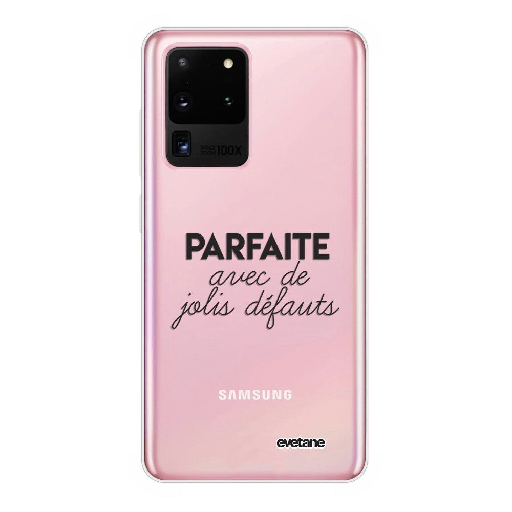 Evetane - Coque Samsung Galaxy S20 Ultra 5G 360 intégrale transparente Parfaite Avec De Jolis Défauts Ecriture Tendance Design Evetane. - Coque, étui smartphone