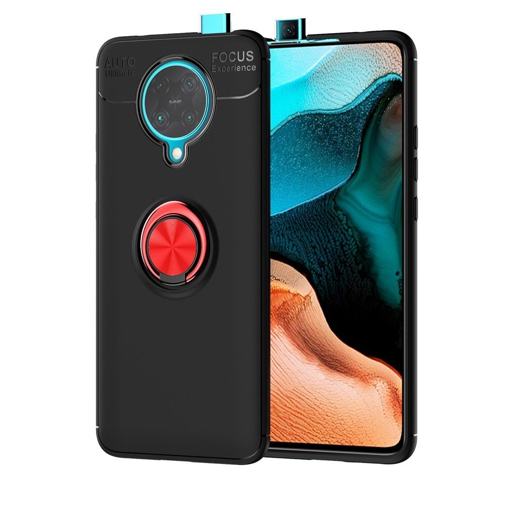 Generic - Coque en TPU avec béquille noir/rouge pour Xiaomi Redmi K30 Pro - Coque, étui smartphone