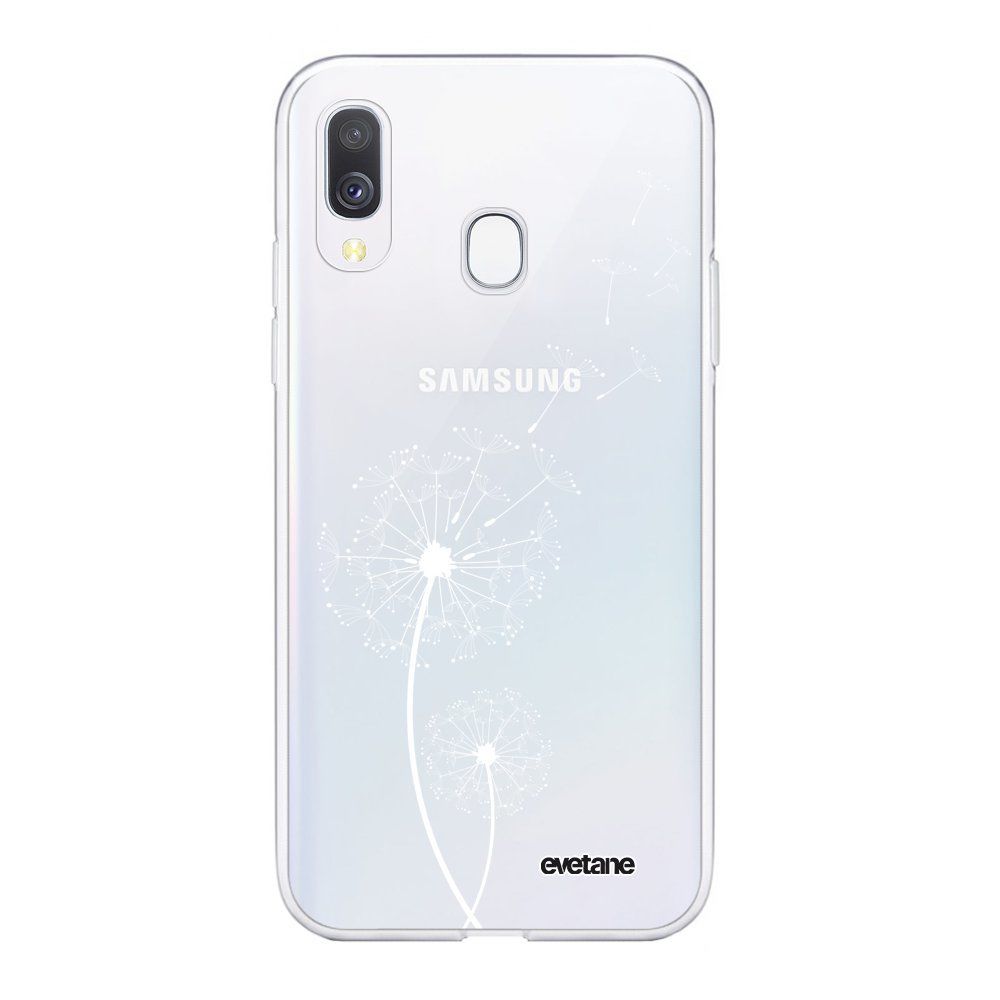 Evetane - Coque Samsung Galaxy A20e 360 intégrale transparente Pissenlit blanc Ecriture Tendance Design Evetane. - Coque, étui smartphone