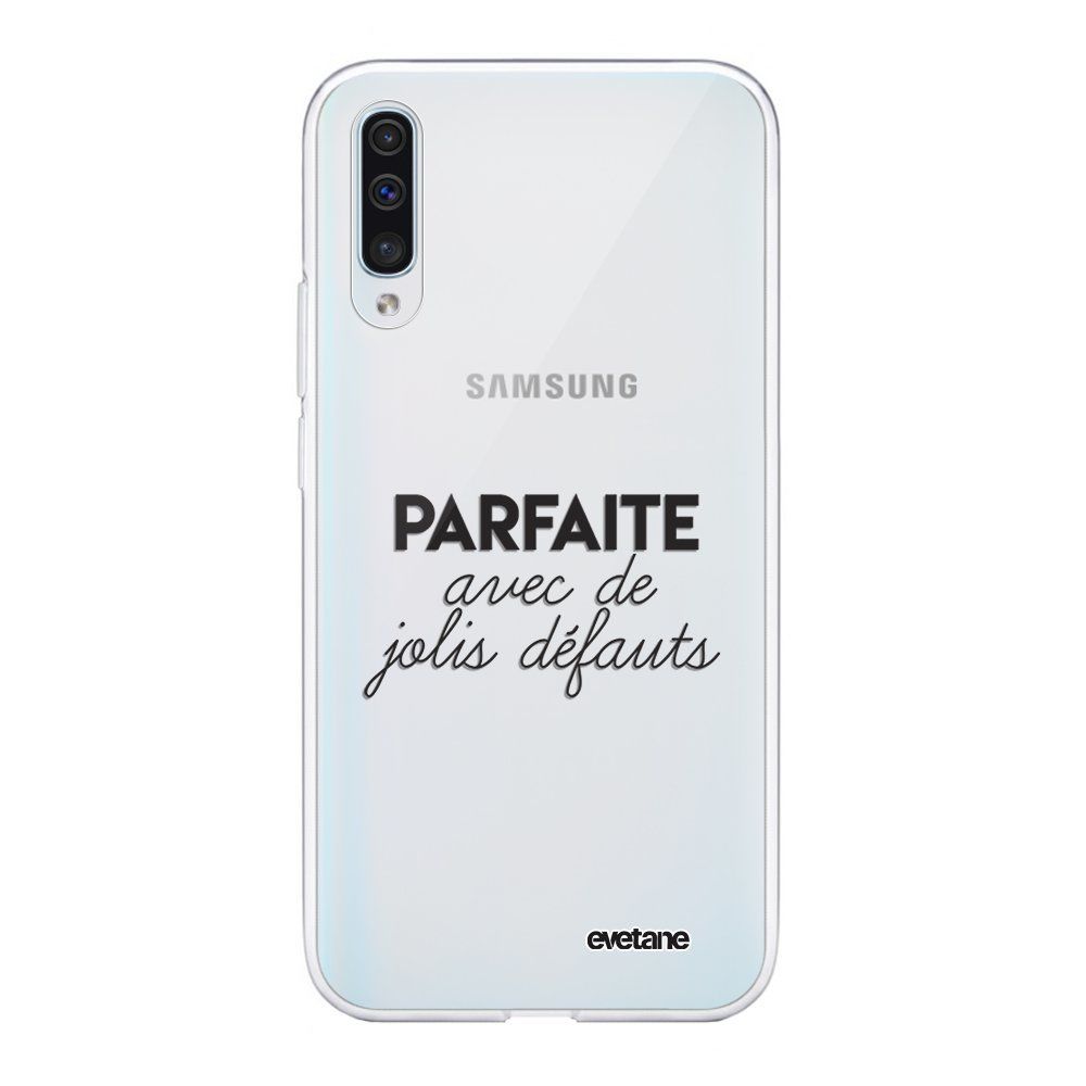 Evetane - Coque Samsung Galaxy A50 souple transparente Parfaite Avec De Jolis Défauts Motif Ecriture Tendance Evetane. - Coque, étui smartphone