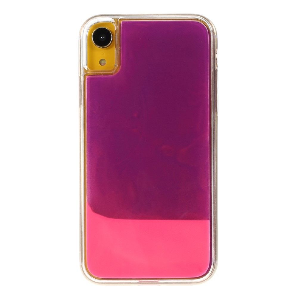 marque generique - Coque en TPU Sable mouvant anti-chute violet pour votre Apple iPhone XR - Coque, étui smartphone