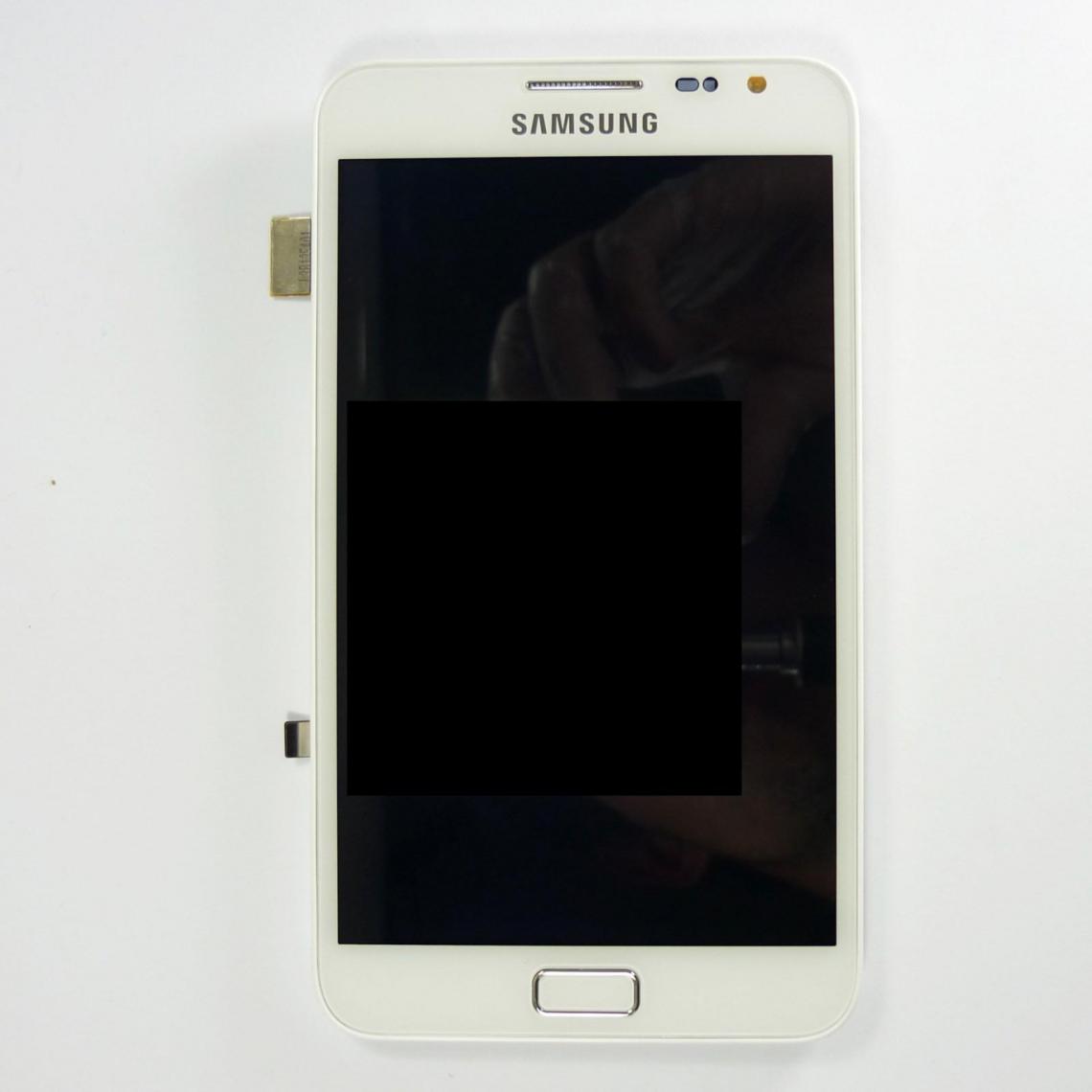 Samsung - Original Vitre tactile écran LCD sur châssis Samsung Galaxy Note N7000 blanc - Coque, étui smartphone