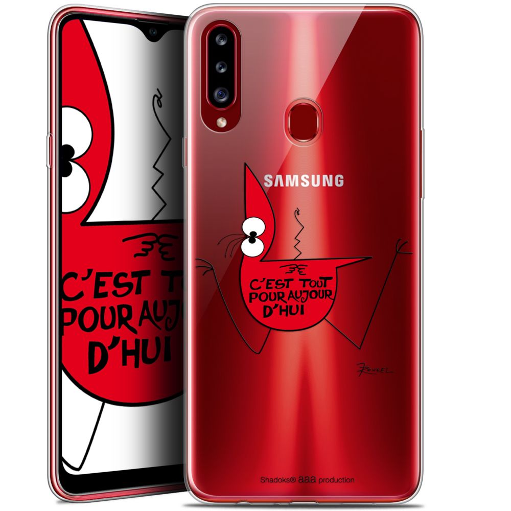 Caseink - Coque Pour Samsung Galaxy A20s (6.5 ) [Gel HD Collection Les Shadoks ? Design C'est Tout - Souple - Ultra Fin - Imprimé en France] - Coque, étui smartphone