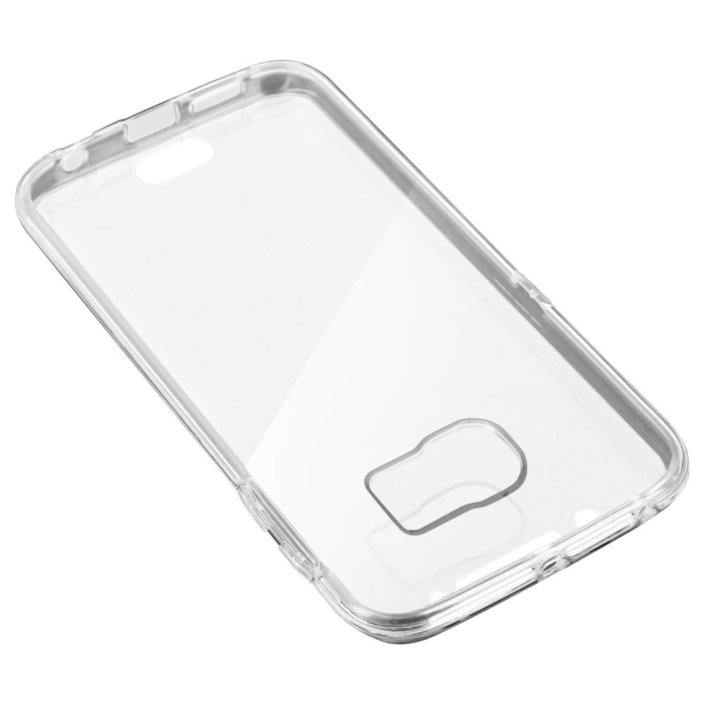 Avizar - Coque Intégrale Rigide Avant Arrière Samsung Galaxy S6 Edge - Transparente - Coque, étui smartphone