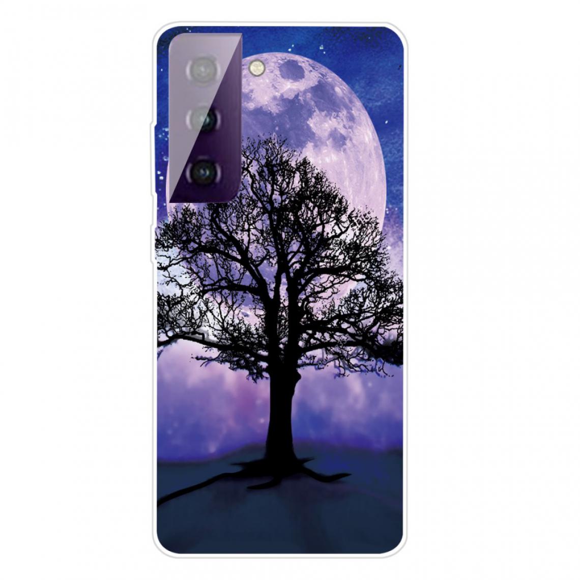 Other - Coque en TPU série d'impression de motifs d'animaux arbre sous la lune pour votre Samsung Galaxy S30 - Coque, étui smartphone