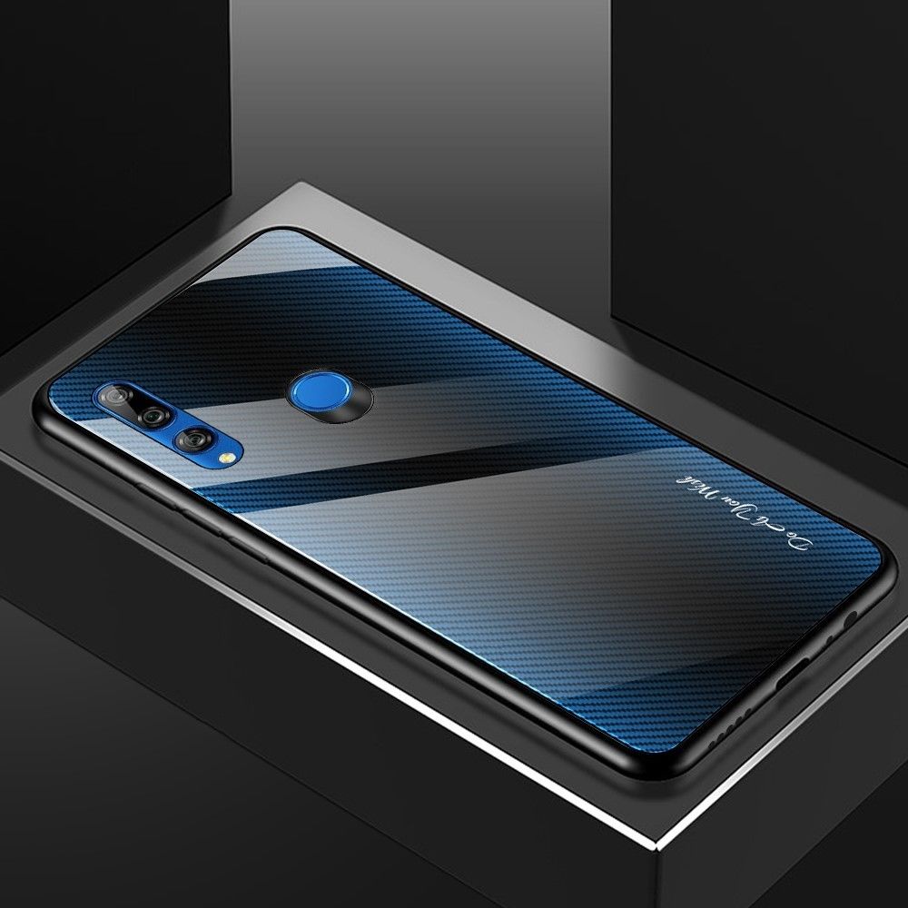 marque generique - Coque en TPU bord dégradé souple bleu clair pour votre Huawei Y9 Prime 2019 - Coque, étui smartphone