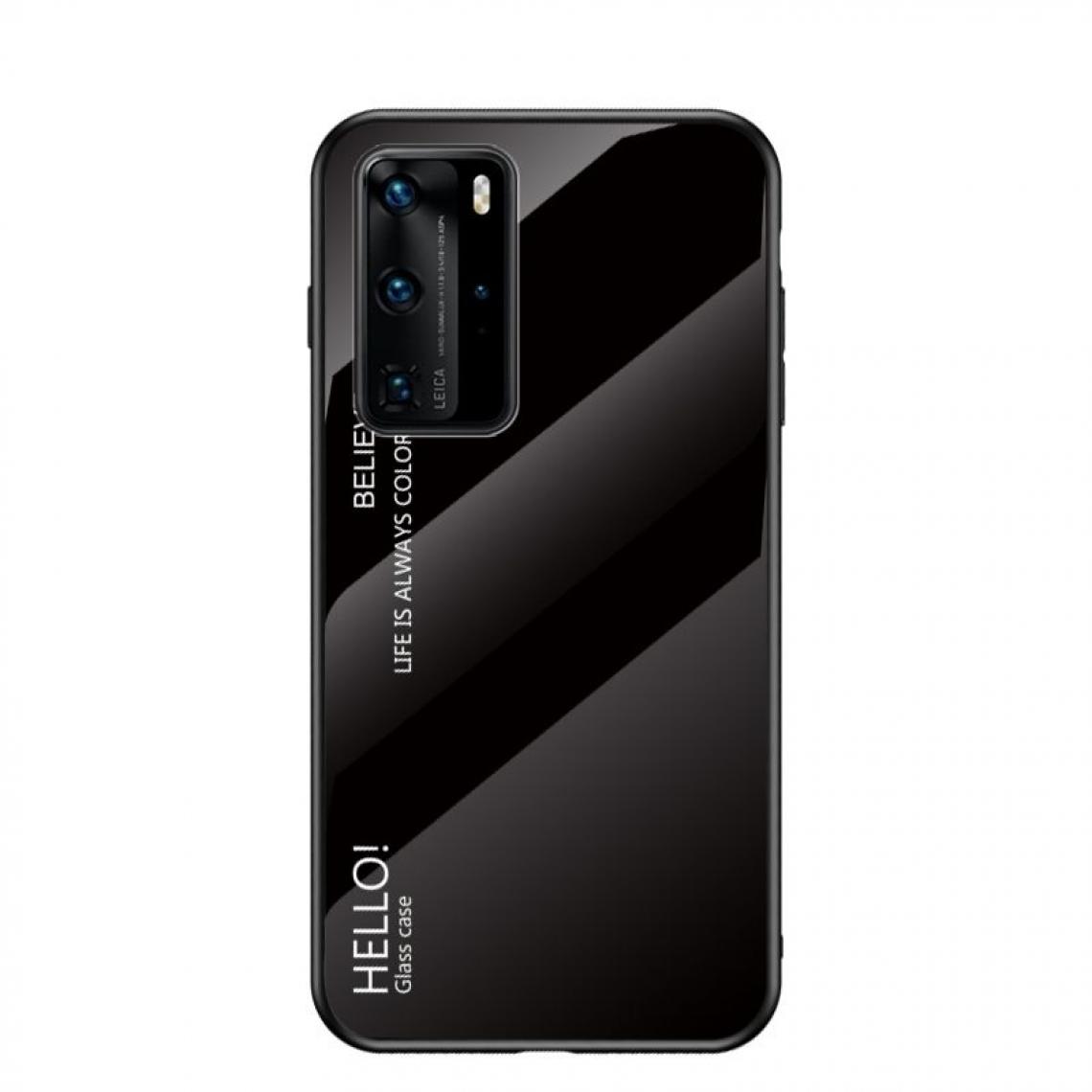 OtterBox - Housse Etui Coque de protection pour Huawei P40 Pro Arriere Rigide dégradé [Noir] - Coque, étui smartphone