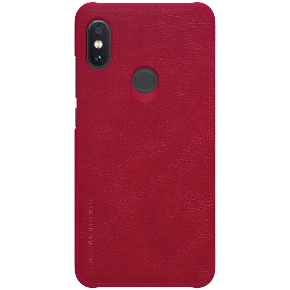 marque generique - Etui en PU rouge pour votre Xiaomi Redmi Note 6 Pro - Autres accessoires smartphone