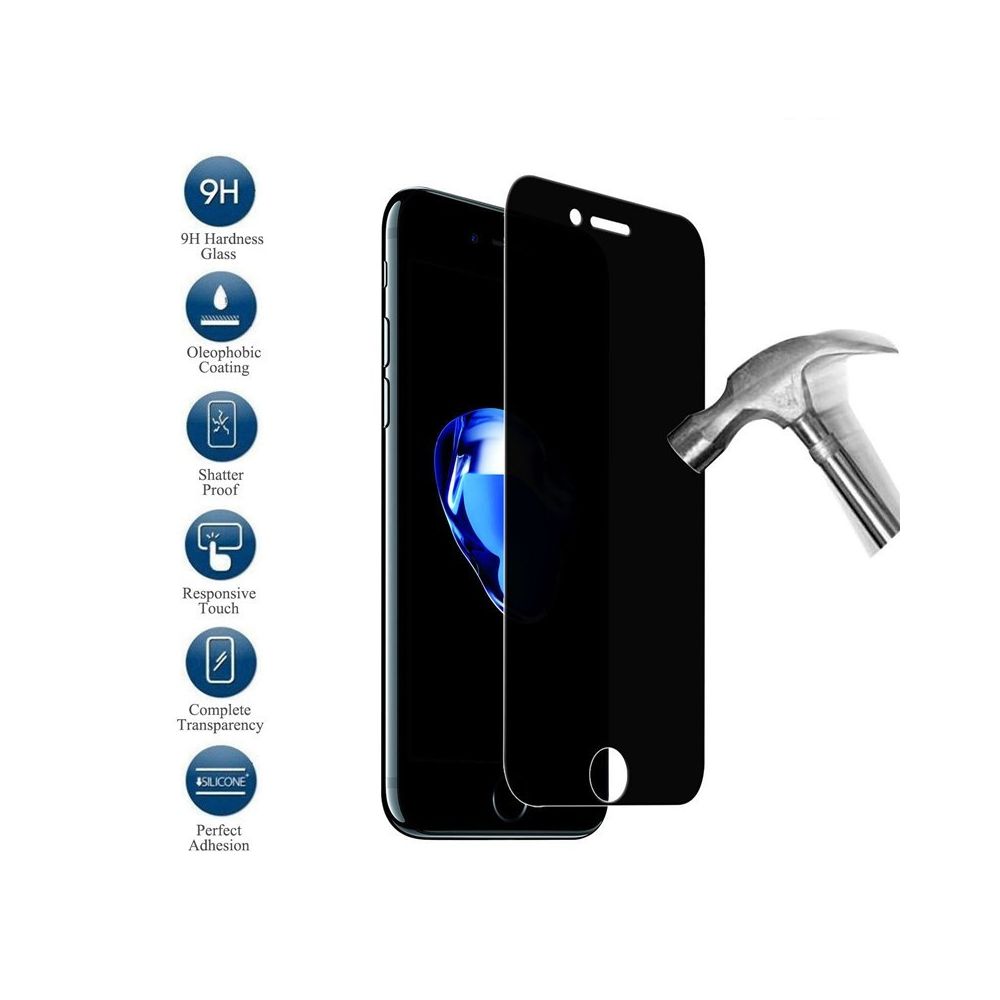 Phonillico - Verre Trempe pour Apple iPhone 6 PLUS / 6S PLUS - Film Anti Espion Vitre Protection [Phonillico®] - Protection écran smartphone